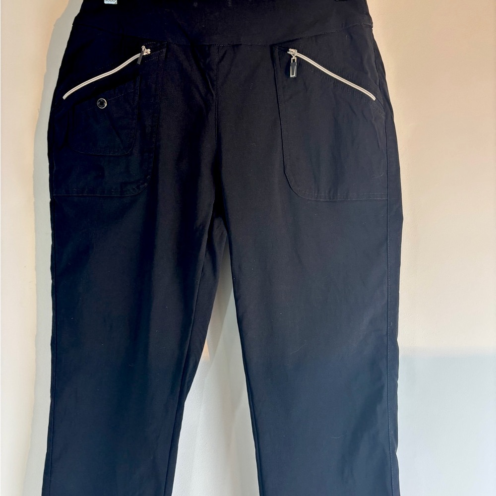 Jamie Sadock Golf/ Dress Outdoor Stretchy Black Pant
